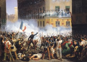 Battle in the Rue de Rohan, 28th July 1830